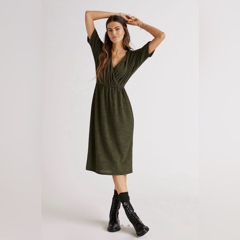 Anthropologie (Amadi) Ruched Knit Midi Dress